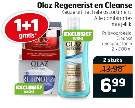 Olaz   dagcreme, gezichtsverzorging folder aanbieding bij  Trekpleister - details