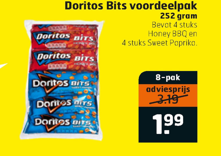 Doritos   zoutje folder aanbieding bij  Trekpleister - details