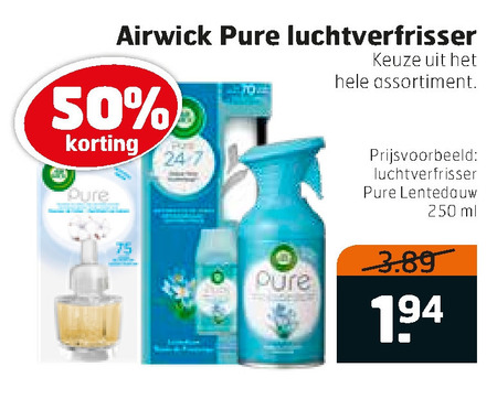 Airwick   luchtverfrisser folder aanbieding bij  Trekpleister - details