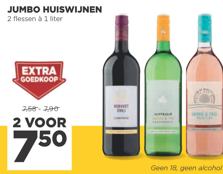 Jumbo Huismerk   witte wijn, rode wijn folder aanbieding bij  Jumbo - details