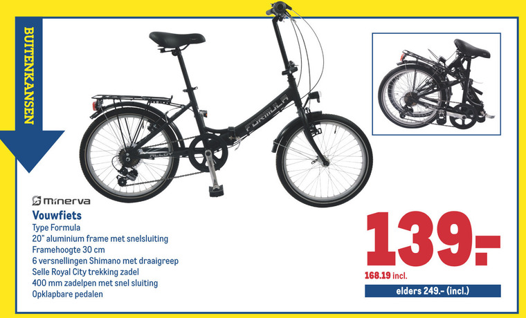 vouwfiets aanbieding bij Makro details