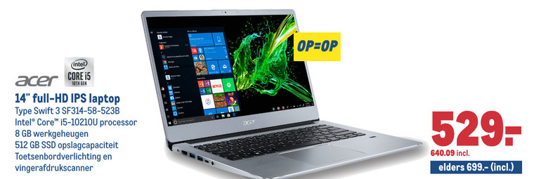 Acer   notebook folder aanbieding bij  Makro - details