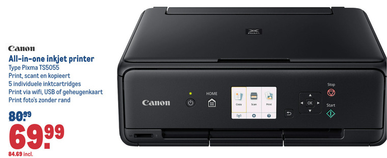 Canon   all-in-one printer folder aanbieding bij  Makro - details