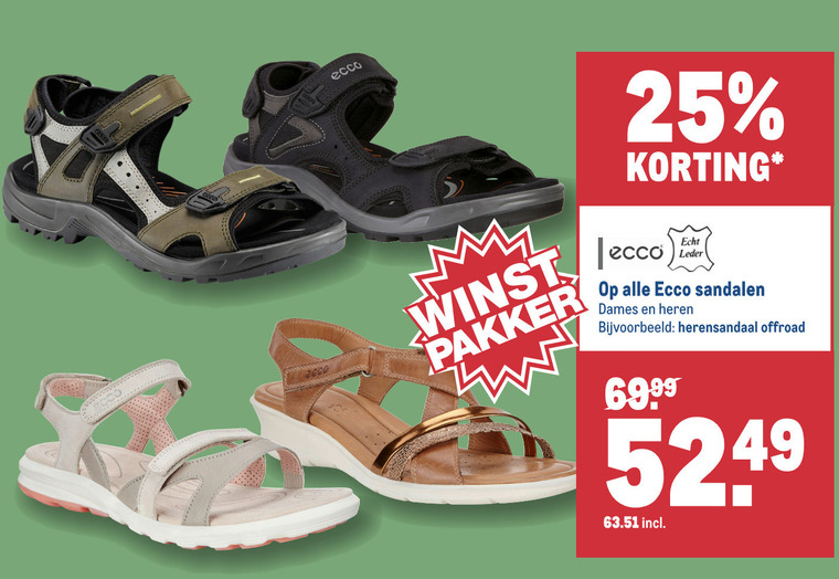 Geheugen Sociaal Gemeenten herensandalen, damessandalen folder aanbieding bij Makro - details