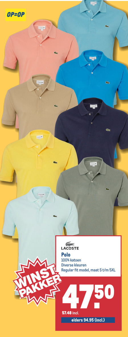 Makro lacoste polo hotsell