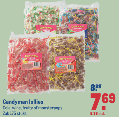 Candyman   lollie folder aanbieding bij  Makro - details