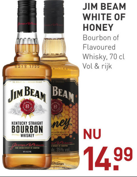 Jim Beam   bourbon folder aanbieding bij  Gall & Gall - details