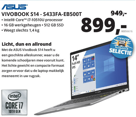 Asus   notebook folder aanbieding bij  Paradigit - details