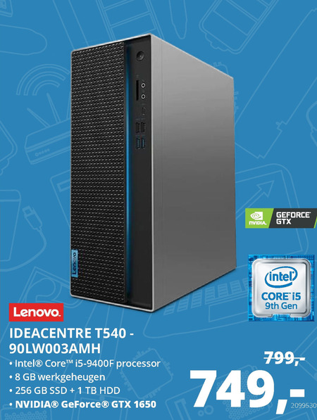 Lenovo   pc systeem folder aanbieding bij  Paradigit - details