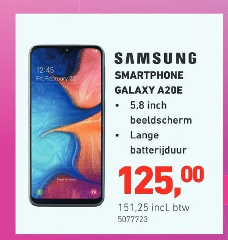 Samsung   simlock vrije mobieltje folder aanbieding bij  Office Centre - details