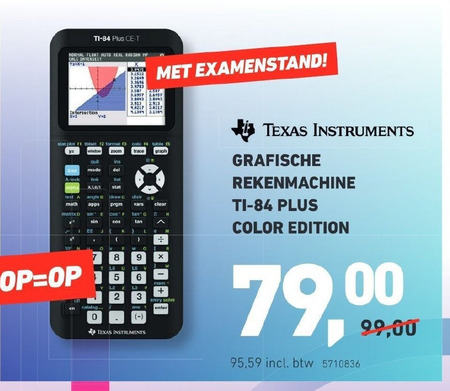 Texas Instruments   rekenmachine folder aanbieding bij  Office Centre - details