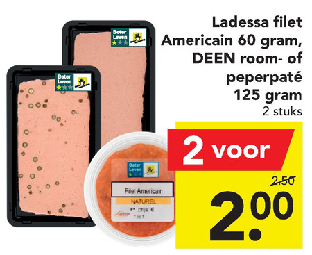 Ladessa   pate, filet americain folder aanbieding bij  Deen - details