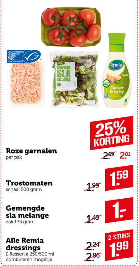 Remia   sla, dressing folder aanbieding bij  Coop - details