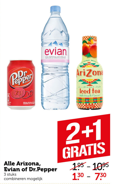 Arizona   cola, ice tea folder aanbieding bij  Coop - details