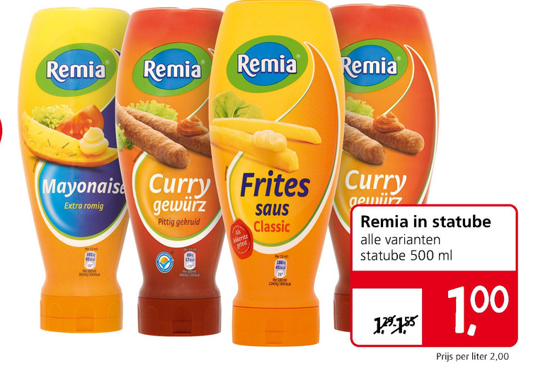 Remia   tomatenketchup, snacksaus folder aanbieding bij  Jan Linders - details