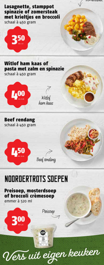 Noordertrots   stamppot , hollandse kant en klaar maaltijd folder aanbieding bij  Poiesz - details