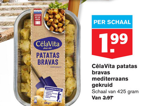 CelaVita   aardappelproduct folder aanbieding bij  Hoogvliet - details