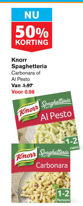 Knorr   maaltijdmix folder aanbieding bij  Hoogvliet - details