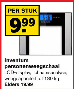 Inventum   weegschaal folder aanbieding bij  Hoogvliet - details