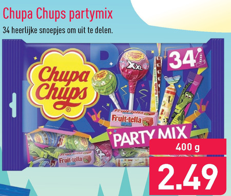 Fruit-Tella   snoep, lollie folder aanbieding bij  Aldi - details