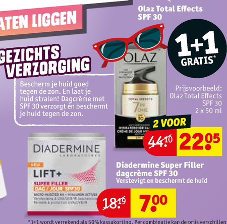 Olaz   dagcreme folder aanbieding bij  Kruidvat - details