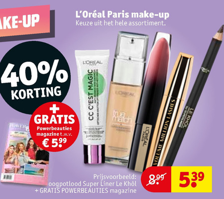 L Oreal   nagellak, foundation folder aanbieding bij  Kruidvat - details