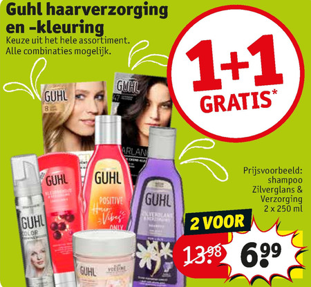 Guhl   shampoo, haarkleuring folder aanbieding bij  Kruidvat - details