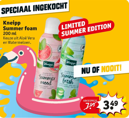 Kneipp   douchegel folder aanbieding bij  Kruidvat - details