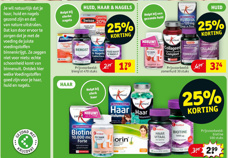 Lucovitaal   vitamine, voedingssupplement folder aanbieding bij  Kruidvat - details