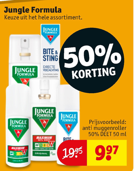 Jungle Formula   insectenbeet folder aanbieding bij  Kruidvat - details