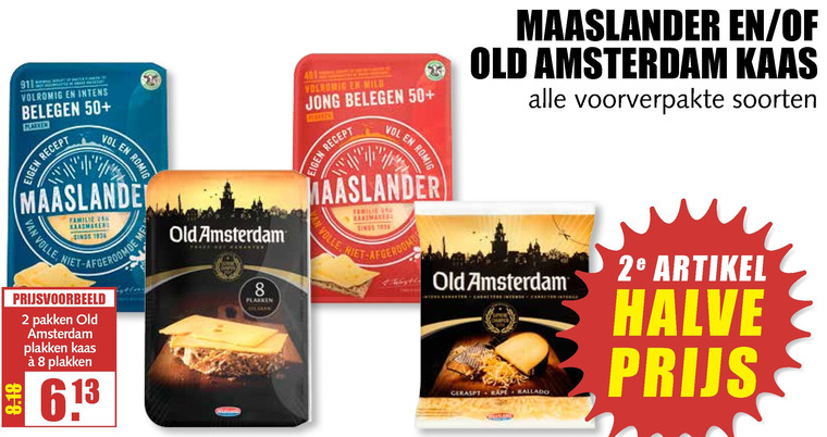 Maaslander   kaas, kaasplakken folder aanbieding bij  MCD Supermarkt Basis - details