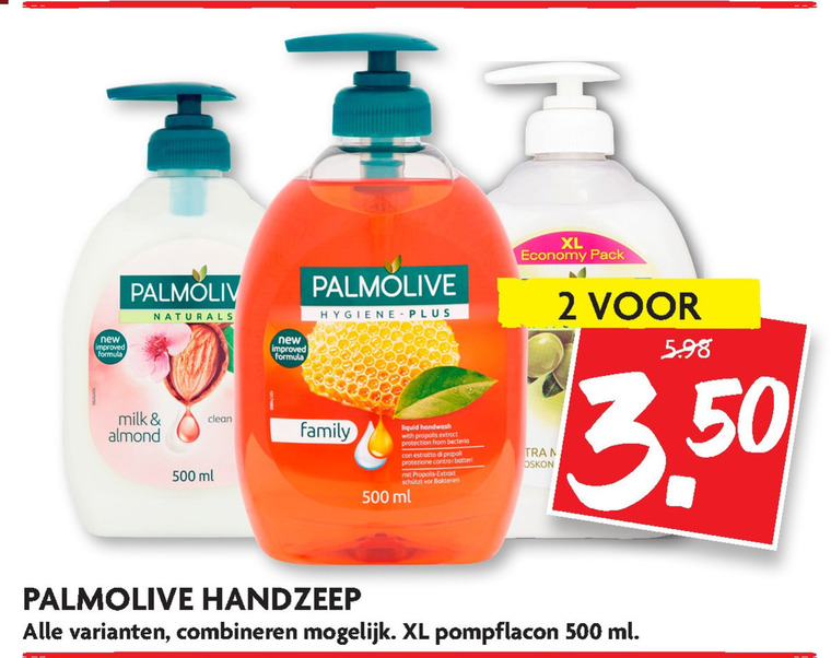 Palmolive   handzeep folder aanbieding bij  Dekamarkt - details