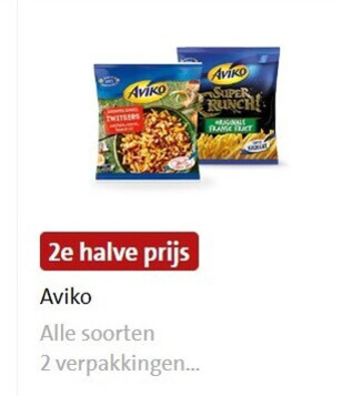 Aviko   patat, aardappelproduct folder aanbieding bij  Jumbo - details