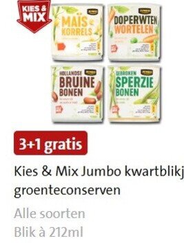 Jumbo Huismerk   groenteconserven folder aanbieding bij  Jumbo - details