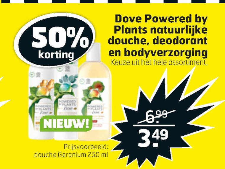 Dove   deodorant, bodylotion folder aanbieding bij  Trekpleister - details