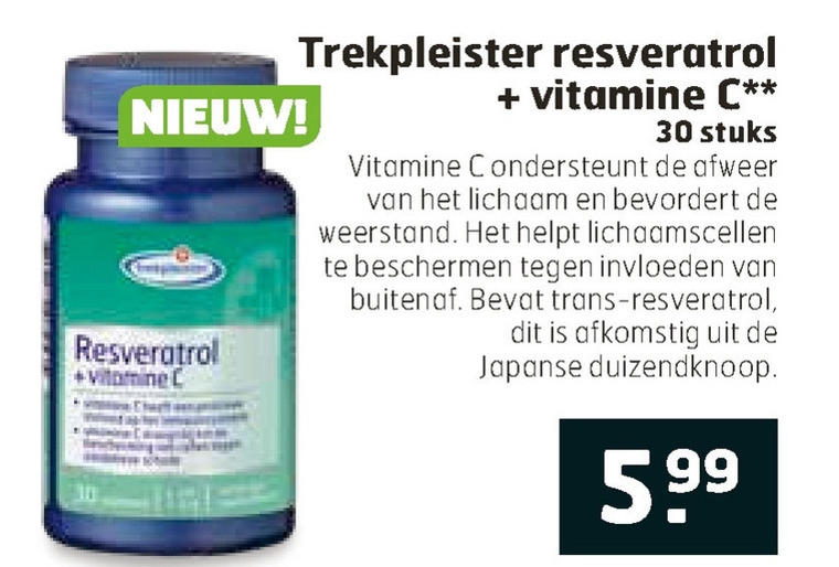 Trekpleister Huismerk   voedingssupplement folder aanbieding bij  Trekpleister - details