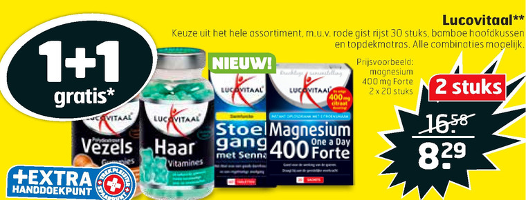 Lucovitaal   voedingssupplement folder aanbieding bij  Trekpleister - details