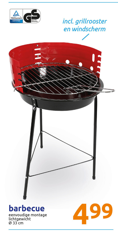 geluk Zonder twijfel ik heb nodig houtskool barbecue folder aanbieding bij Action - details