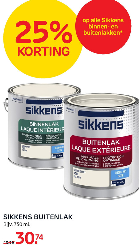 Sikkens   buitenlak folder aanbieding bij  Praxis - details