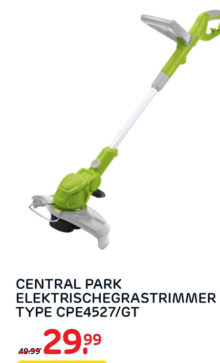 Central Park   strimmer folder aanbieding bij  Praxis - details