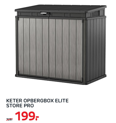 Keter   tuinstoelkussenbox folder aanbieding bij  Praxis - details