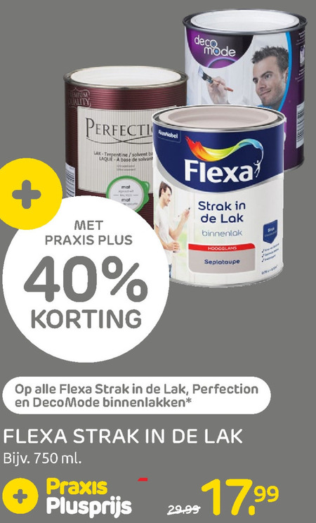 Flexa   lak folder aanbieding bij  Praxis - details