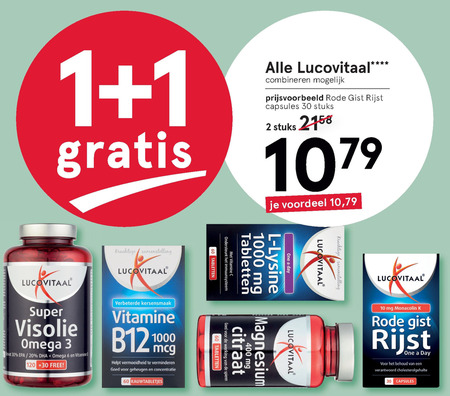 Lucovitaal   voedingssupplement folder aanbieding bij  Etos - details