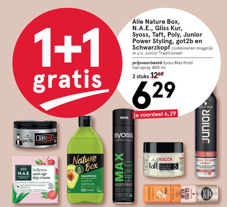 Junior   shampoo, haargel folder aanbieding bij  Etos - details