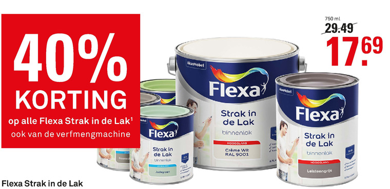 Flexa   lak folder aanbieding bij  Karwei - details