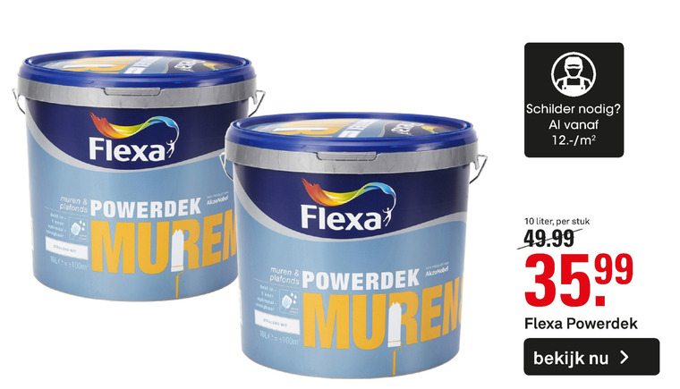 Flexa   muurverf folder aanbieding bij  Karwei - details