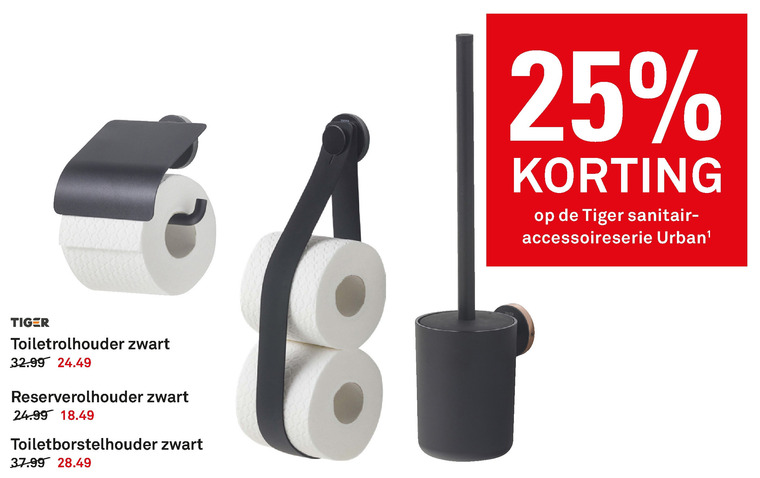 Tiger toiletborstel, badkamer accessoire aanbieding bij Karwei - details