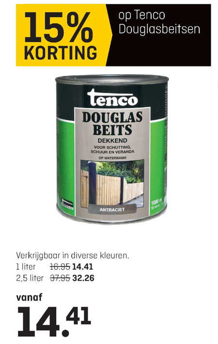 Tenco   beits folder aanbieding bij  Multimate - details