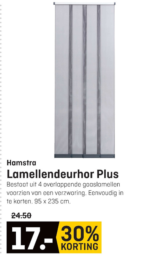 Hamstra   lamellenhordeur folder aanbieding bij  Multimate - details