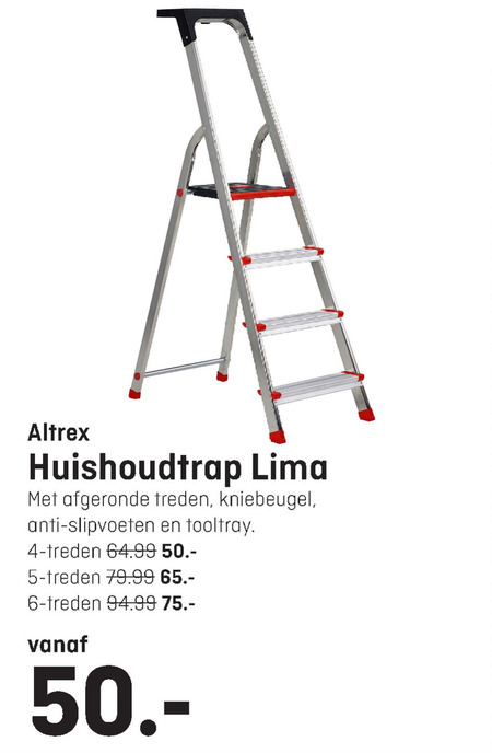 Altrex   huishoudtrap folder aanbieding bij  Hubo - details